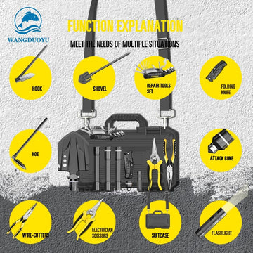 Multifunctional Folding Tactical Survival Shovel (SD14-26G)
